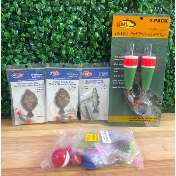 Texas Ready | Other | Fishing Bundle Coastal Popping Float Rig Flounder ...